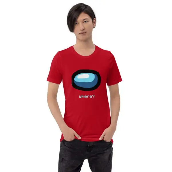 Among Us Where? Short-Sleeve Unisex T-Shirt - Image 6