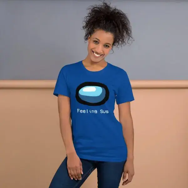 Feeling Sus Among Us 2 Short-Sleeve Unisex T-Shirt - Image 6