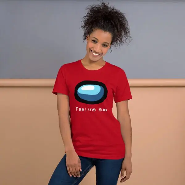 Feeling Sus Among Us 2 Short-Sleeve Unisex T-Shirt - Image 4