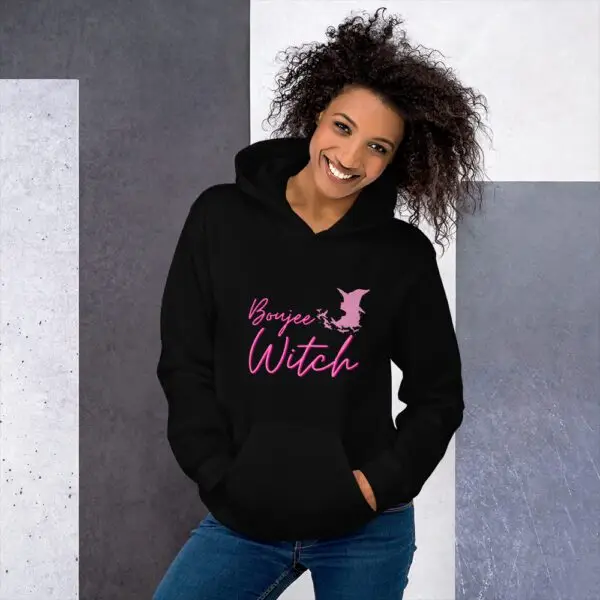 Boujee Witch Pink Unisex Hoodie