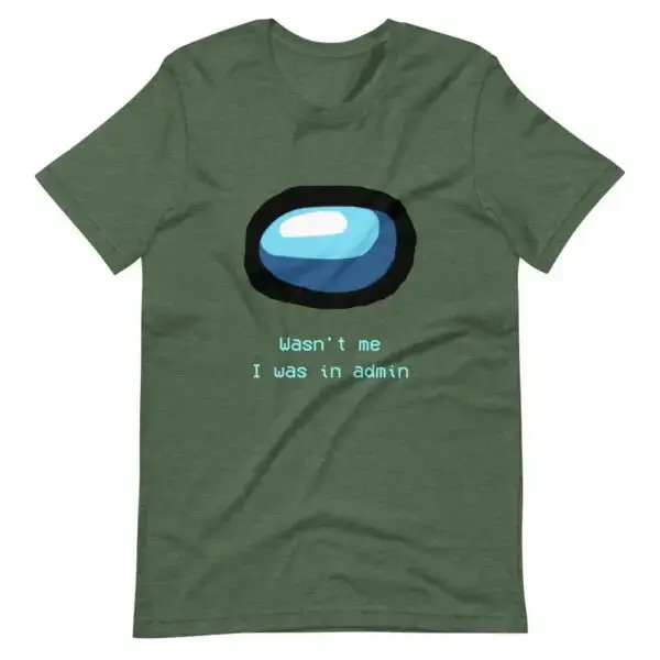 Wasn't Me Among Us Short-Sleeve Unisex T-Shirt - Image 9