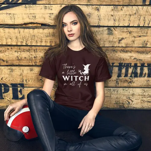 There's a little Witch in all of us Practical Magic Short-Sleeve Unisex T-Shirt - Image 2