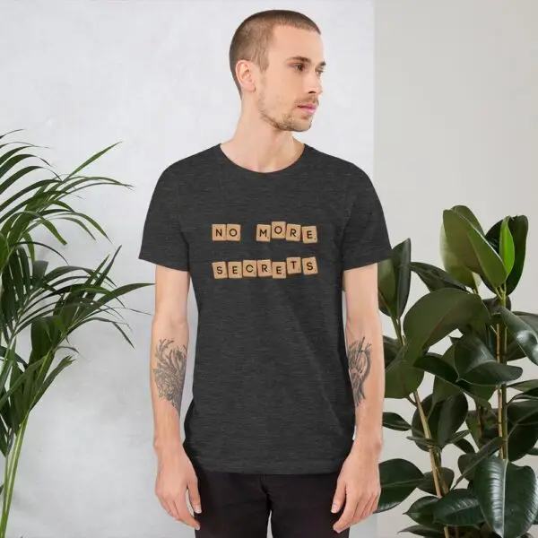 No More Secrets Sneakers Short-Sleeve Unisex T-Shirt - Image 5