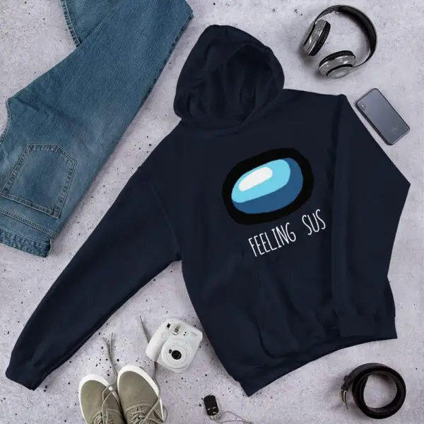 Feeling Sus Among Us Unisex Hoodie - Image 2
