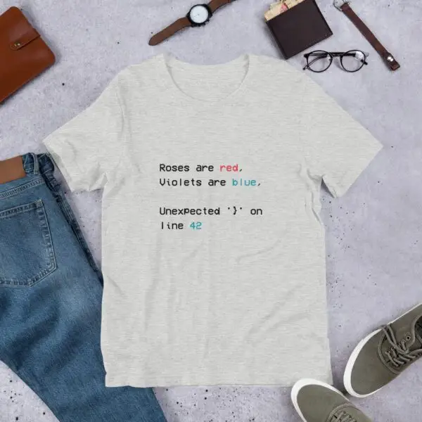 Unexpected Error Short-Sleeve Unisex T-Shirt - Image 2