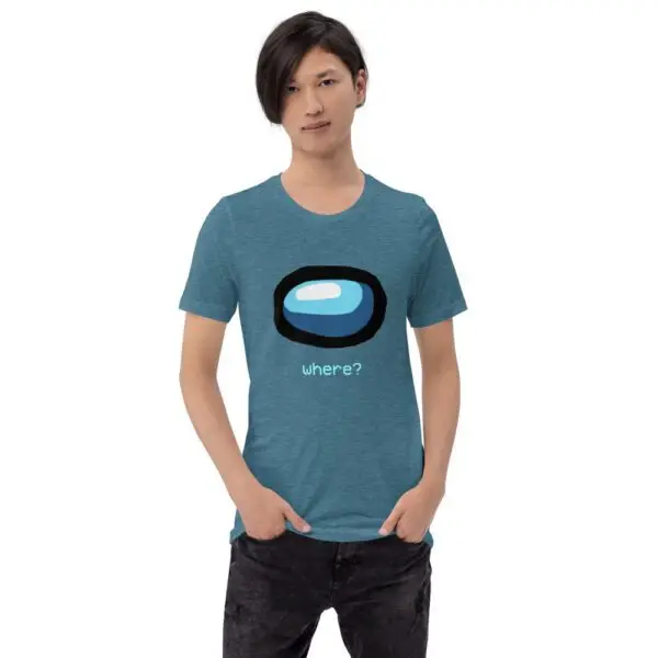 Among Us Where? Short-Sleeve Unisex T-Shirt - Image 12