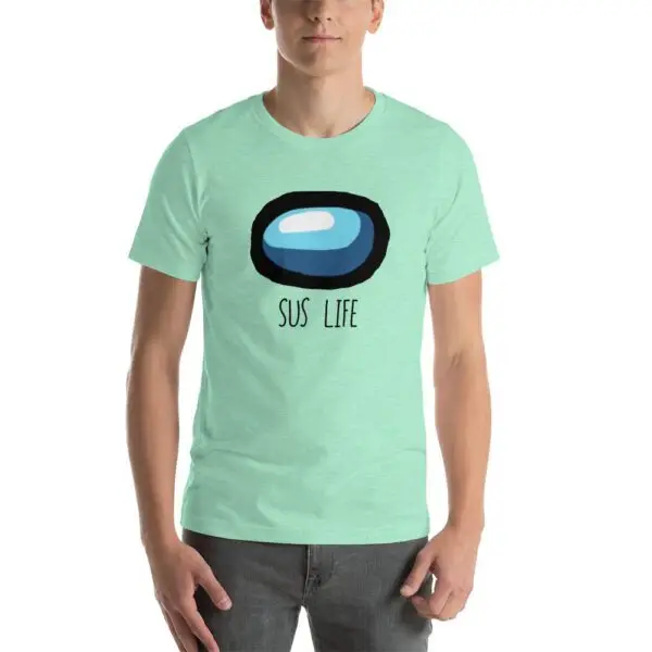 Sus Life Among Us Light Short-Sleeve Unisex T-Shirt - Image 4