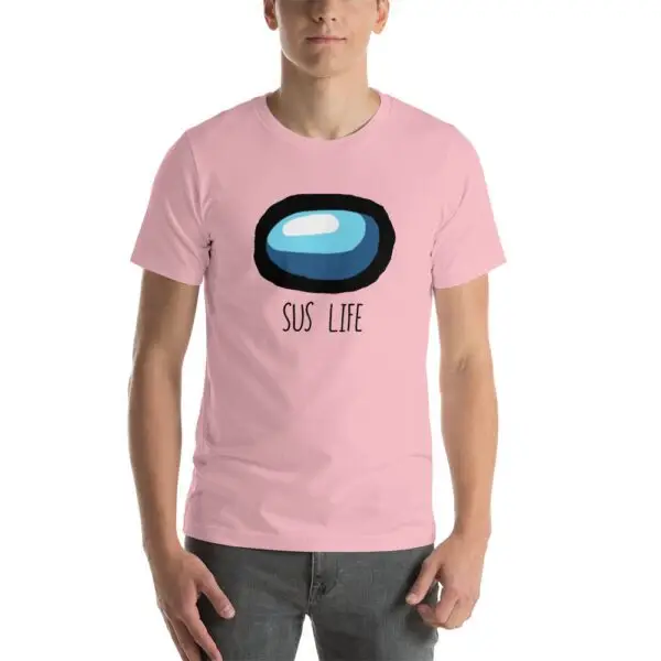 Sus Life Among Us Light Short-Sleeve Unisex T-Shirt - Image 8