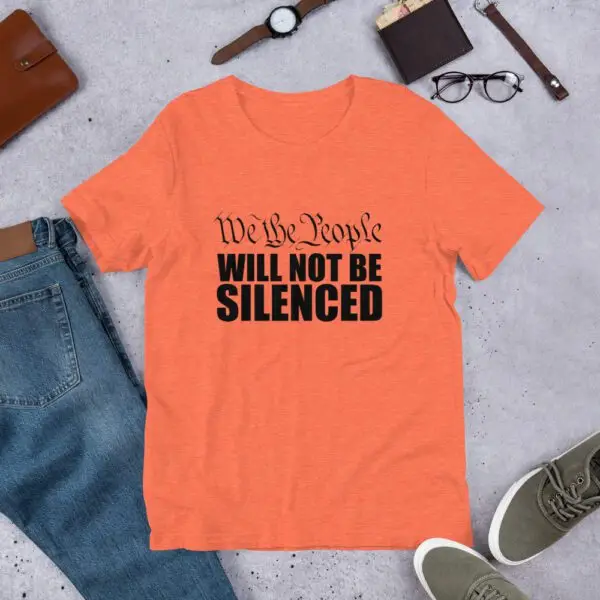 We The People Will Not Be Silenced Short-Sleeve Unisex T-Shirt - Image 2