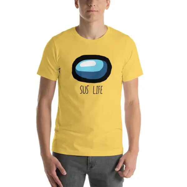 Sus Life Among Us Light Short-Sleeve Unisex T-Shirt - Image 9