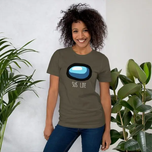 Sus Life Among Us Short-Sleeve Unisex T-Shirt - Image 9