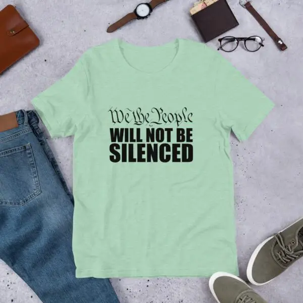 We The People Will Not Be Silenced Short-Sleeve Unisex T-Shirt - Image 6