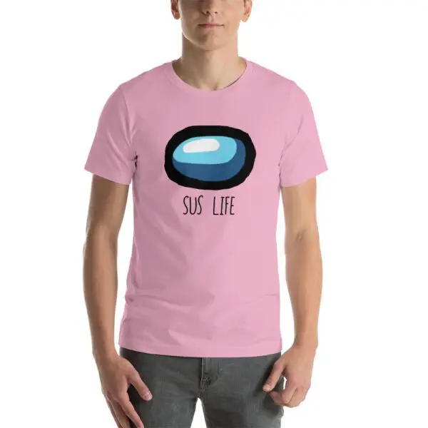 Sus Life Among Us Light Short-Sleeve Unisex T-Shirt - Image 5