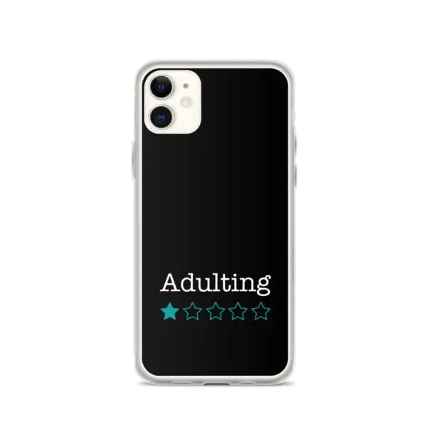 Adulting 1-Star iPhone Case - Image 2