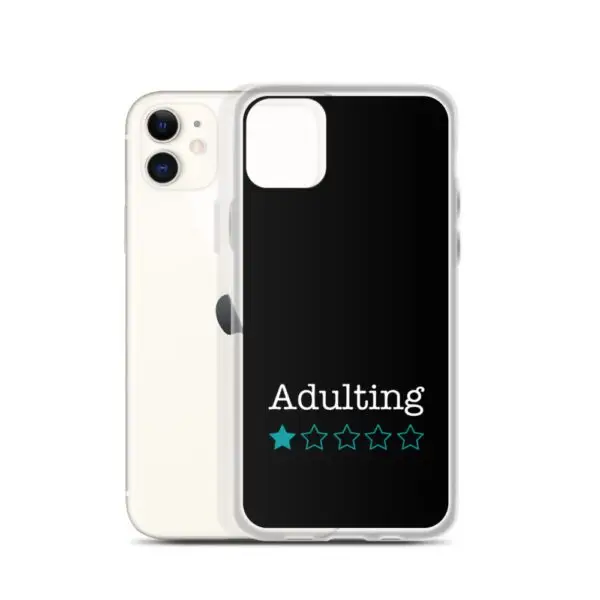 Adulting 1-Star iPhone Case - Image 3