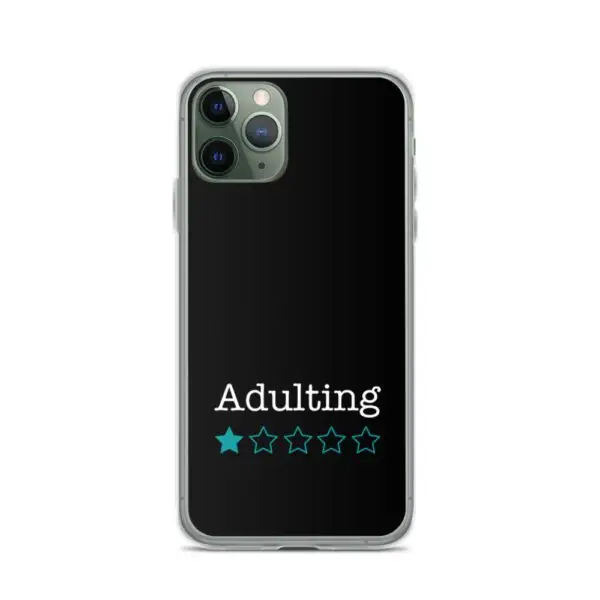 Adulting 1-Star iPhone Case - Image 4