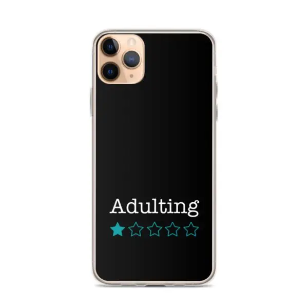 Adulting 1-Star iPhone Case - Image 6