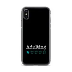 Adulting 1-Star iPhone Case