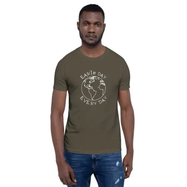 Earth Day Every Day 2 Simple Short-Sleeve Unisex T-Shirt - Image 25