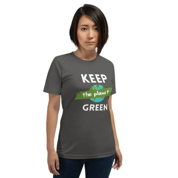 Keep the Planet Green Short-Sleeve Unisex T-Shirt - Image 8