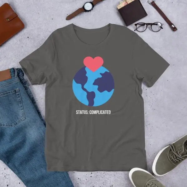 Earth Complicated Relationship Short-Sleeve Unisex T-Shirt - Image 7