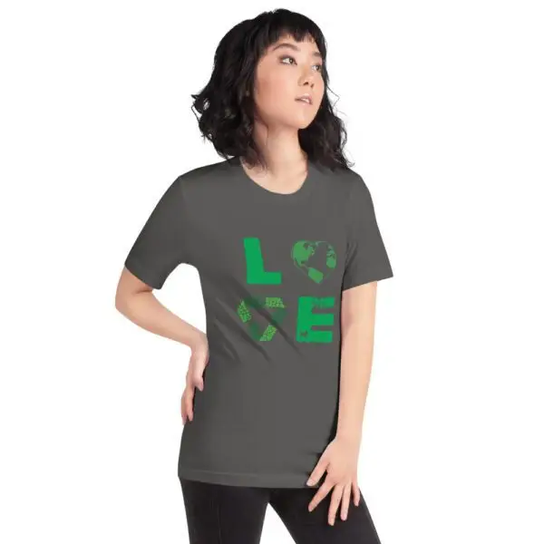 Earth Love Short-Sleeve Unisex T-Shirt - Image 21