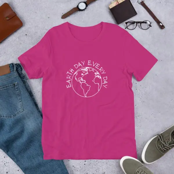 Earth Day Every Day Simple Short-Sleeve Unisex T-Shirt - Image 10