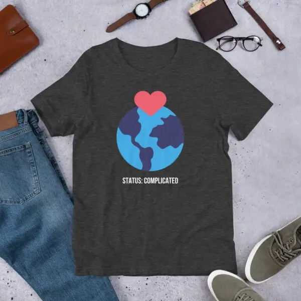 Earth Complicated Relationship Short-Sleeve Unisex T-Shirt - Image 6