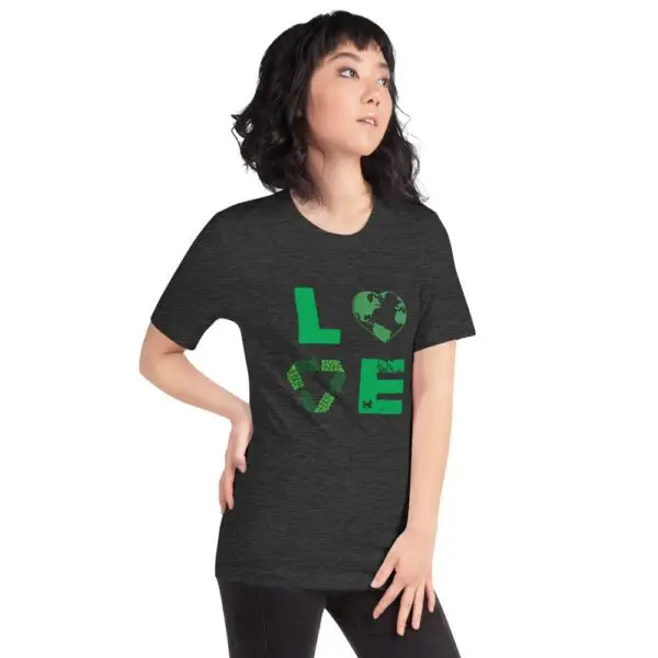 Earth Love Short-Sleeve Unisex T-Shirt - Image 18