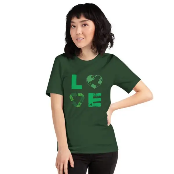 Earth Love Short-Sleeve Unisex T-Shirt - Image 10