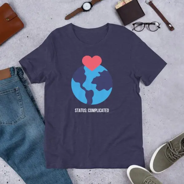 Earth Complicated Relationship Short-Sleeve Unisex T-Shirt - Image 5