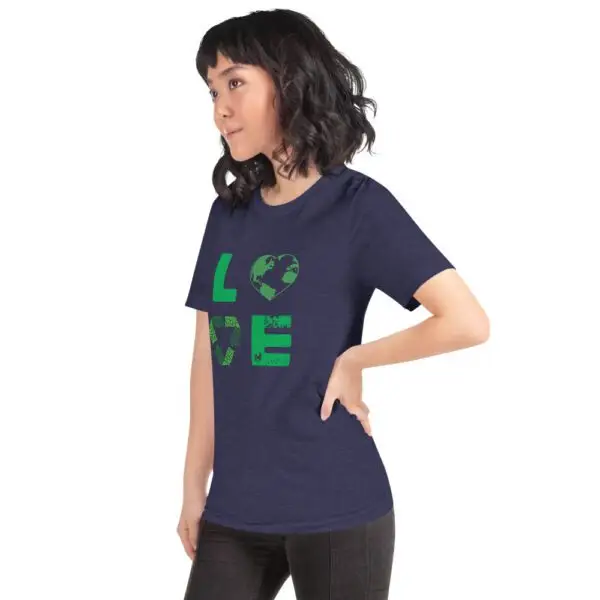 Earth Love Short-Sleeve Unisex T-Shirt - Image 14