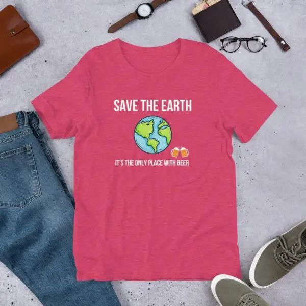 Earth Beer Short-Sleeve Unisex T-Shirt - Image 10