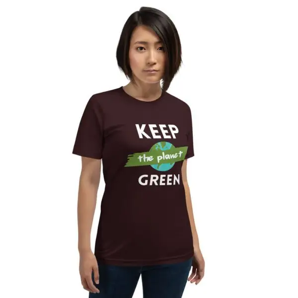 Keep the Planet Green Short-Sleeve Unisex T-Shirt - Image 2