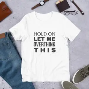 Hold On Dark Text Short-Sleeve Unisex T-Shirt