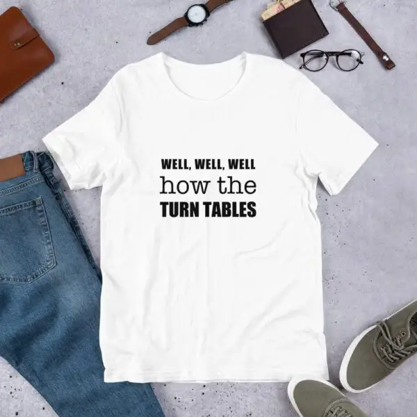 The Office Turn Tables Dark Short-Sleeve Unisex T-Shirt