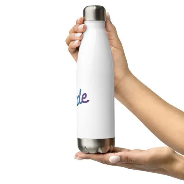 Live with Pride LGBTQIA Pride Stainless Steel Water Bottle - Image 4