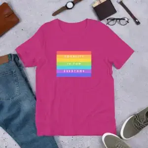 Equality is for Everyone LGBTQIA Pride Short-Sleeve Unisex T-Shirt