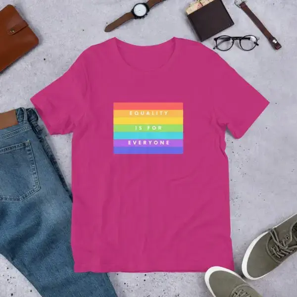 Equality is for Everyone LGBTQIA Pride Short-Sleeve Unisex T-Shirt