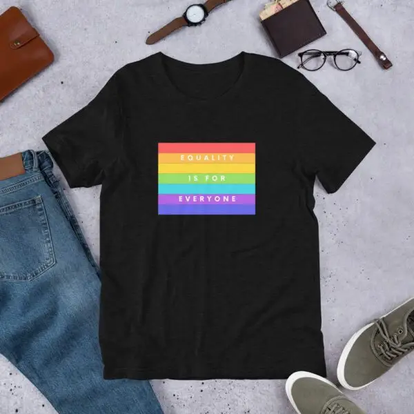 Equality is for Everyone LGBTQIA Pride Short-Sleeve Unisex T-Shirt - Image 2