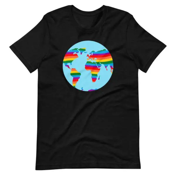 Gay the Planet LGBTQIA Pride Short-Sleeve Unisex T-Shirt - Image 2