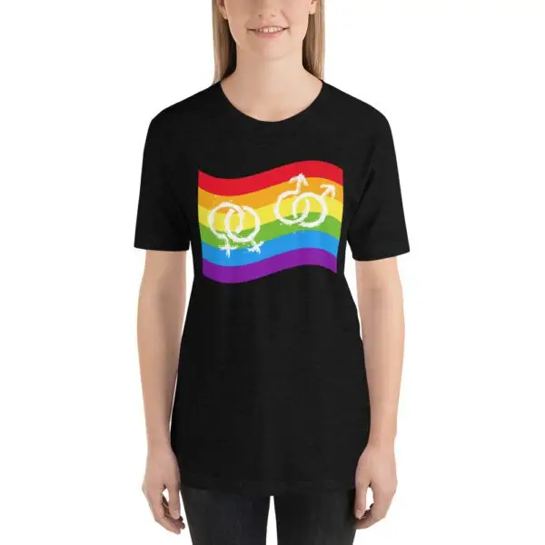 Gay Flag LGBTQIA Pride Short-Sleeve Unisex T-Shirt - Image 2