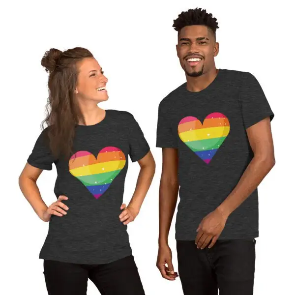 Heart Bubble LGBTQIA Pride Short-Sleeve Unisex T-Shirt