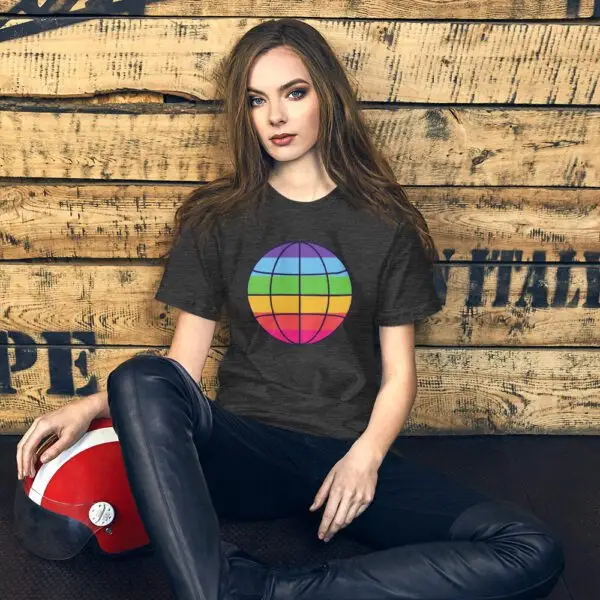 Gay the Planet LGBTQIA Pride Short-Sleeve Unisex T-Shirt - Image 6