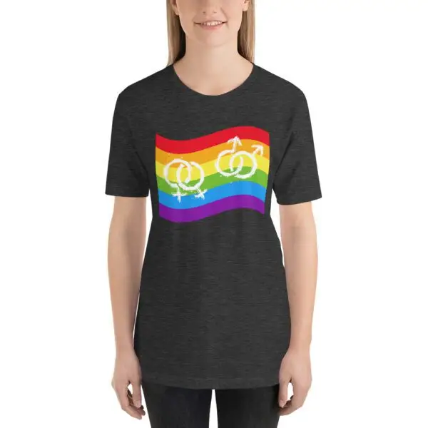 Gay Flag LGBTQIA Pride Short-Sleeve Unisex T-Shirt