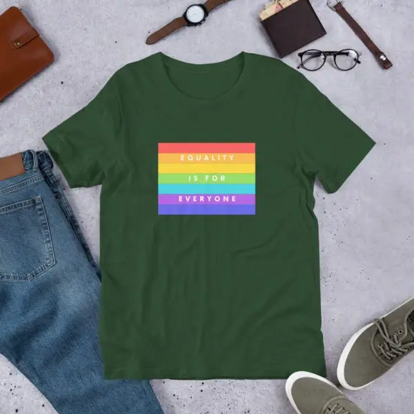 Equality is for Everyone LGBTQIA Pride Short-Sleeve Unisex T-Shirt - Image 5