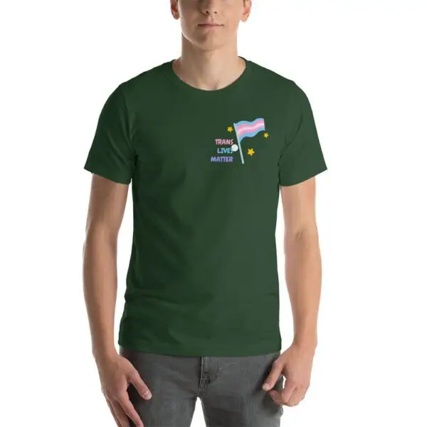 Trans Lives Matter LGBTQIA Pride Short-Sleeve Unisex T-Shirt - Image 5