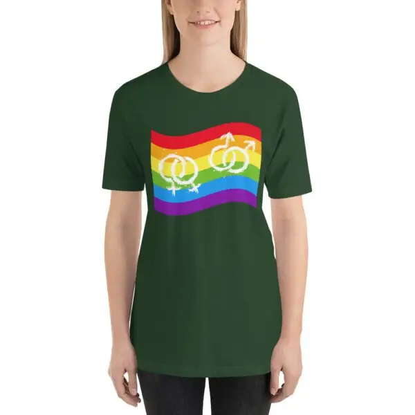 Gay Flag LGBTQIA Pride Short-Sleeve Unisex T-Shirt - Image 5