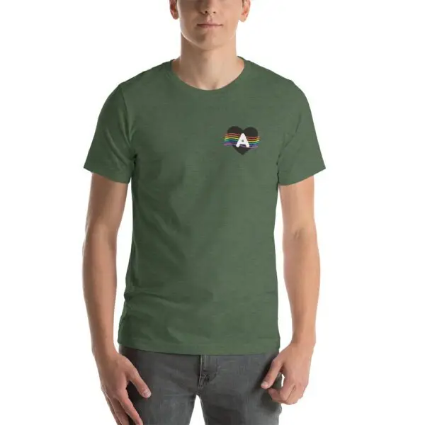 A Ally LGBTQIA Pride Short-Sleeve Unisex T-Shirt - Image 2