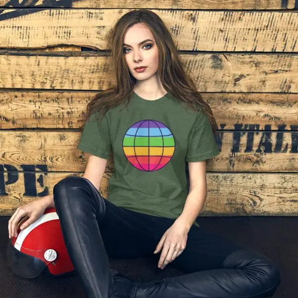 Gay the Planet LGBTQIA Pride Short-Sleeve Unisex T-Shirt - Image 7